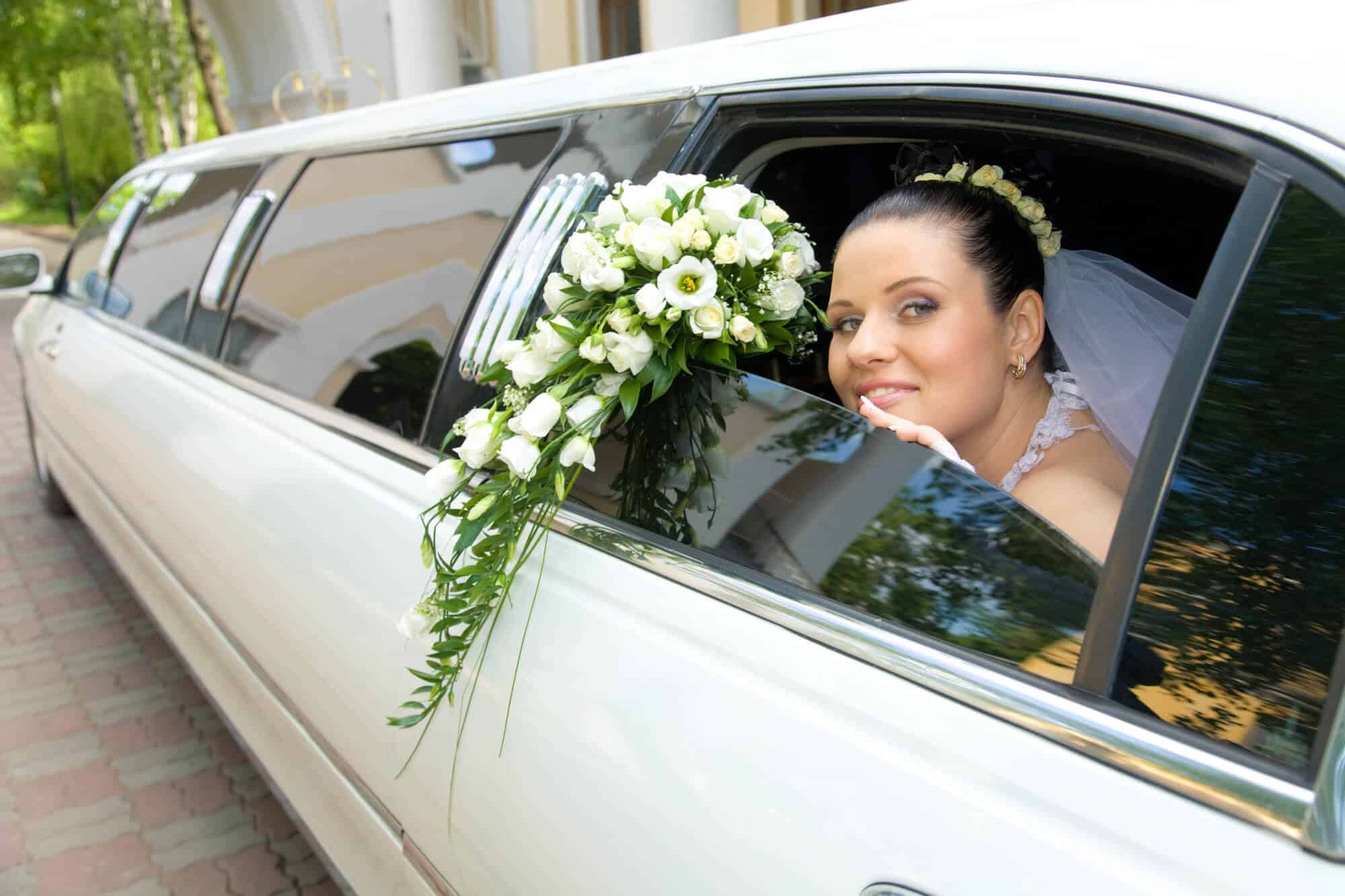 Wedding limo in Oakland