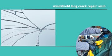 windshield long crack repair resin